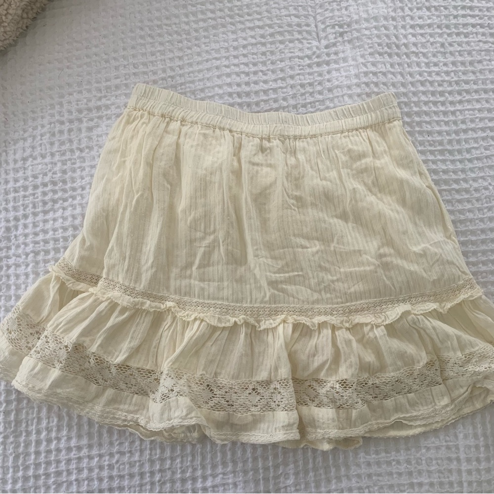 Urban outfitters love shack fancy inspired mini skirt